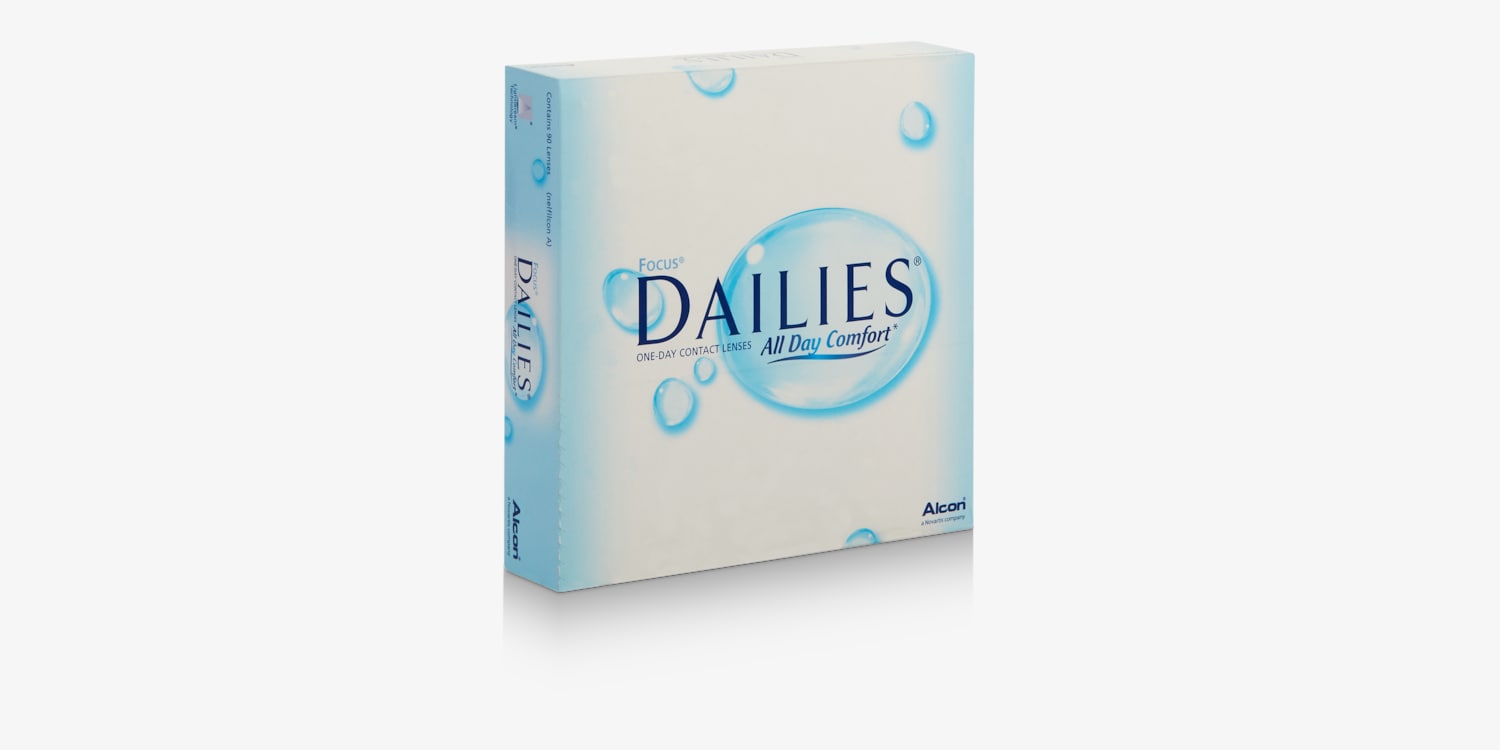FOCUS® DAILIES® AquaRelease - 90 Pack Contact Lenses