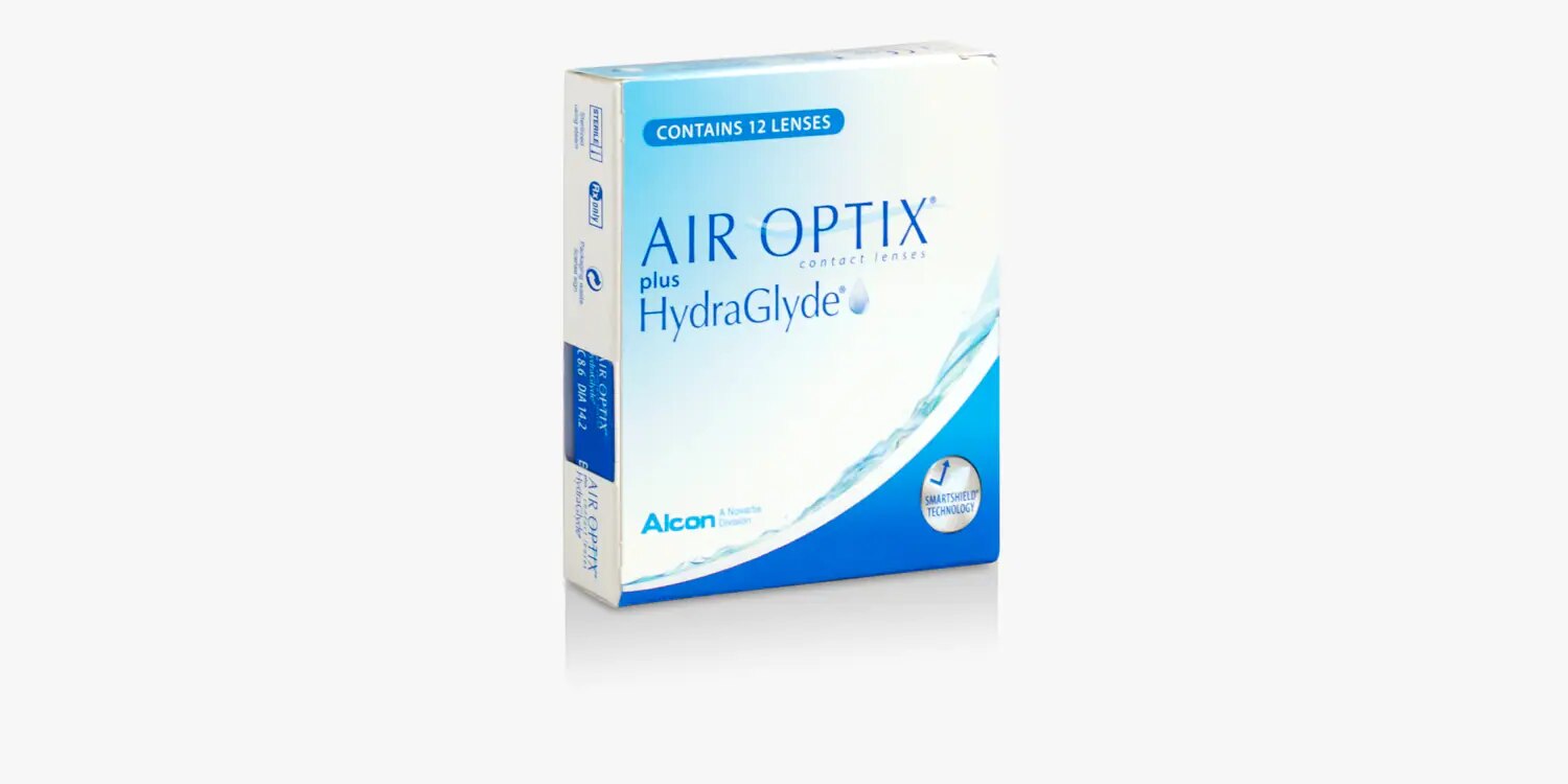 Lentes de contacto AIR OPTIX® plus HydraGlyde® 12