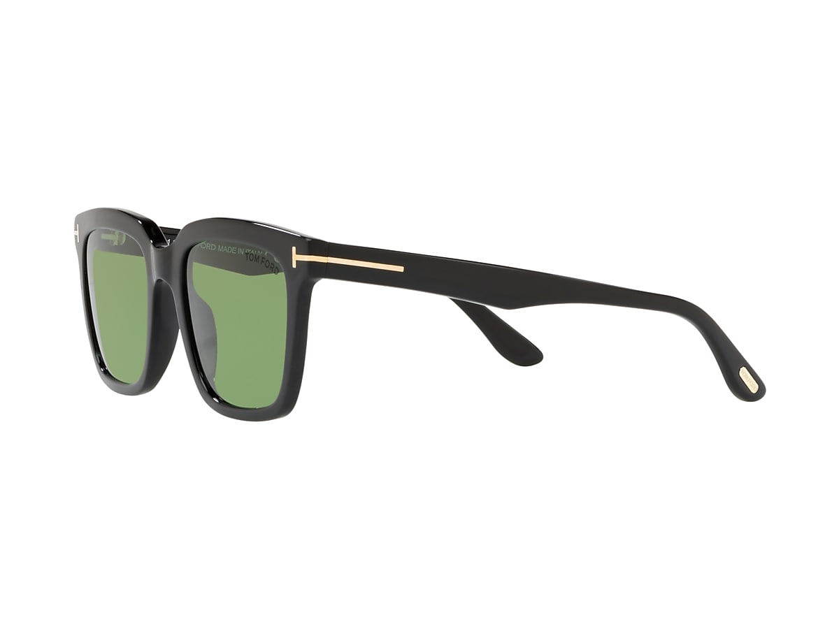 Tom Ford FT0646 53 Green & Black Shiny Sunglasses