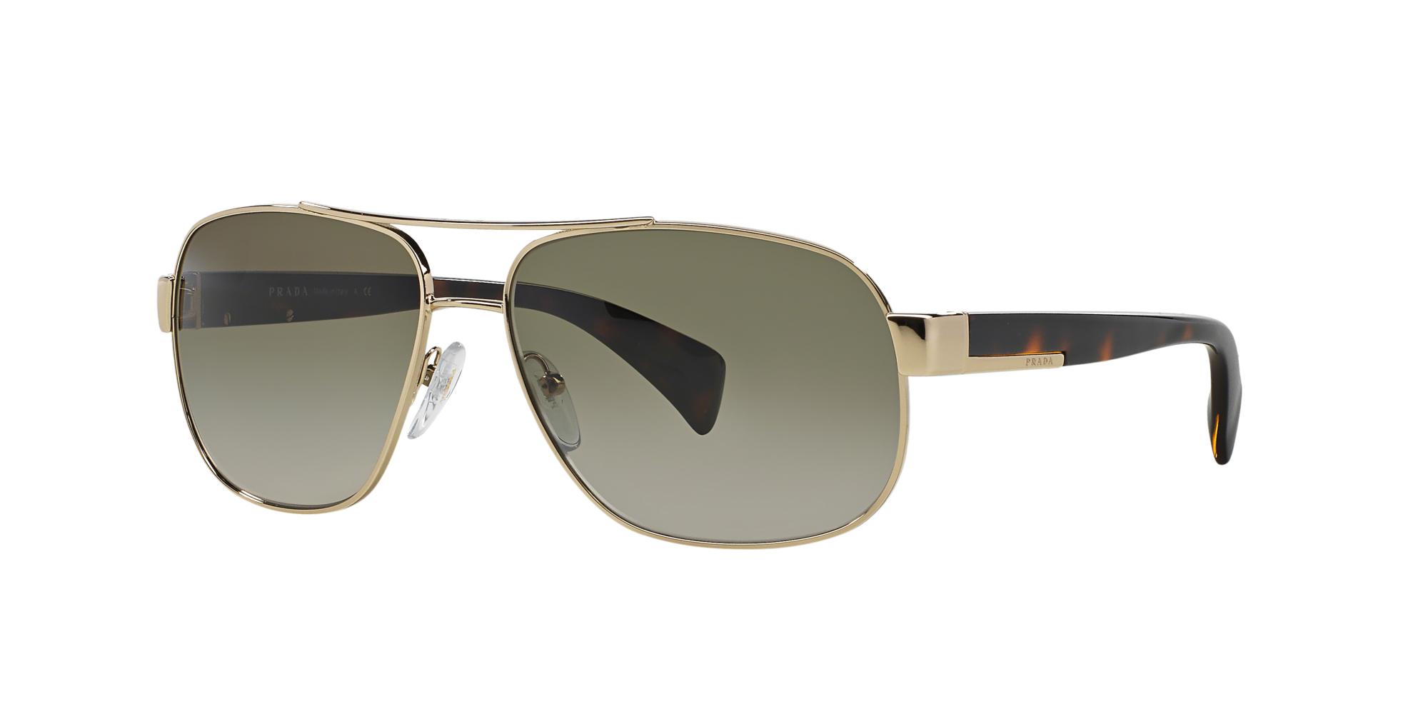 prada gold sunglasses