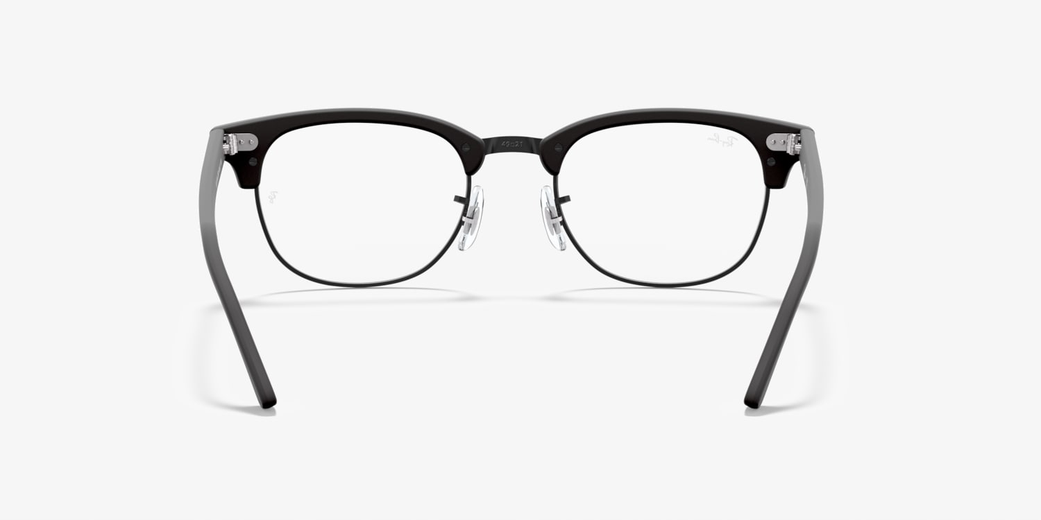 Clubmaster optical clearance glasses