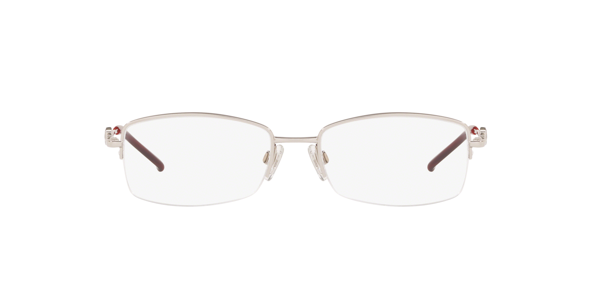 SF2553 Shop Sferoflex Silver/Gunmetal/Grey Rectangle Eyeglasses at