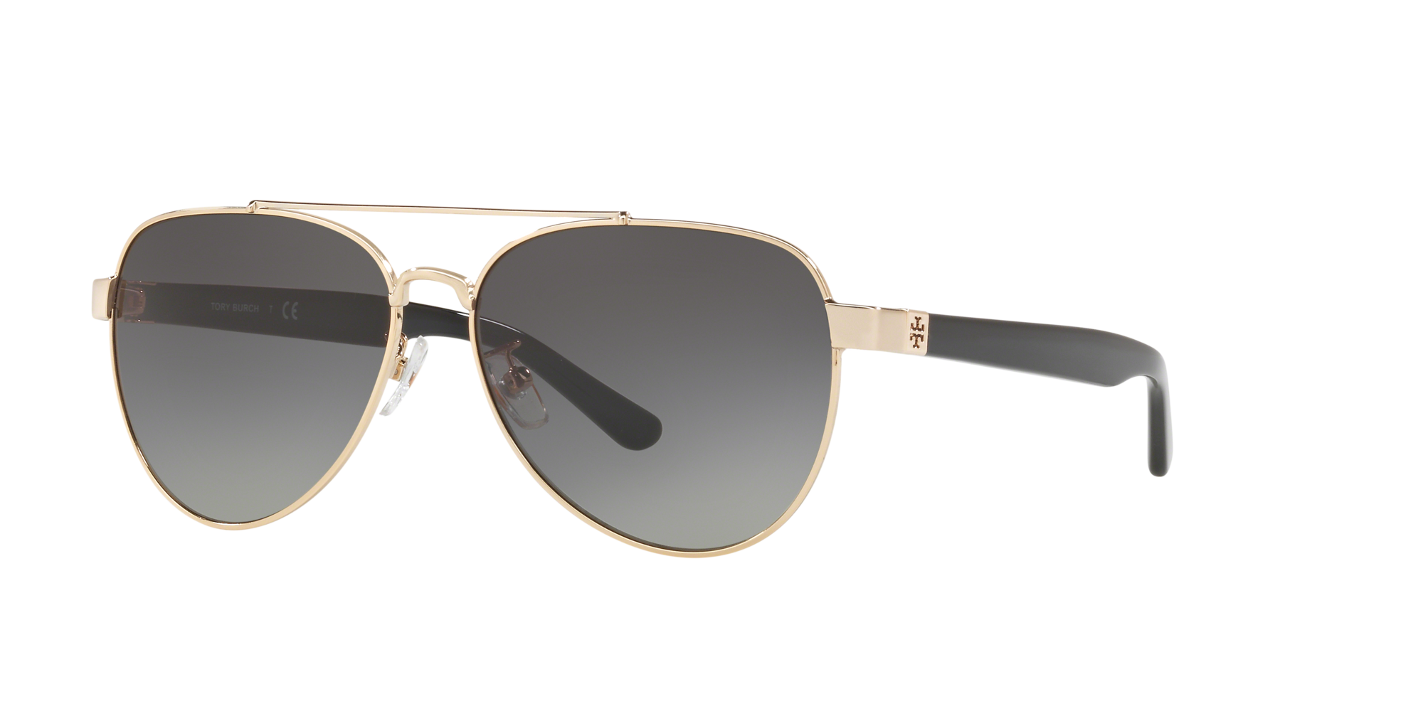 tory burch gold aviator sunglasses