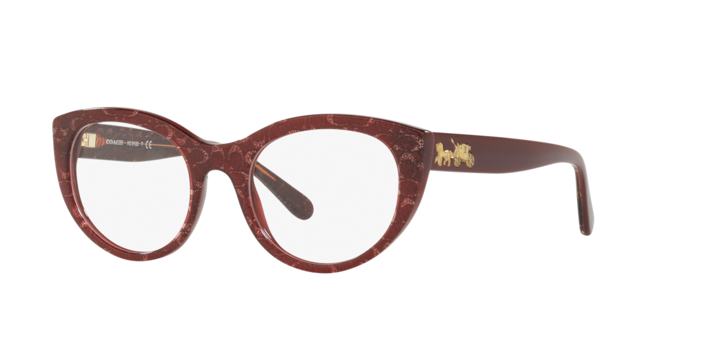 HC6132 Shop Coach Red/Burgundy Round Eyeglasses at LensCrafters