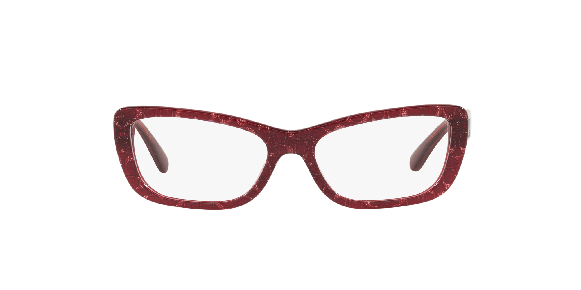 HC6135 Shop Coach Red/Burgundy Rectangle Eyeglasses at LensCrafters