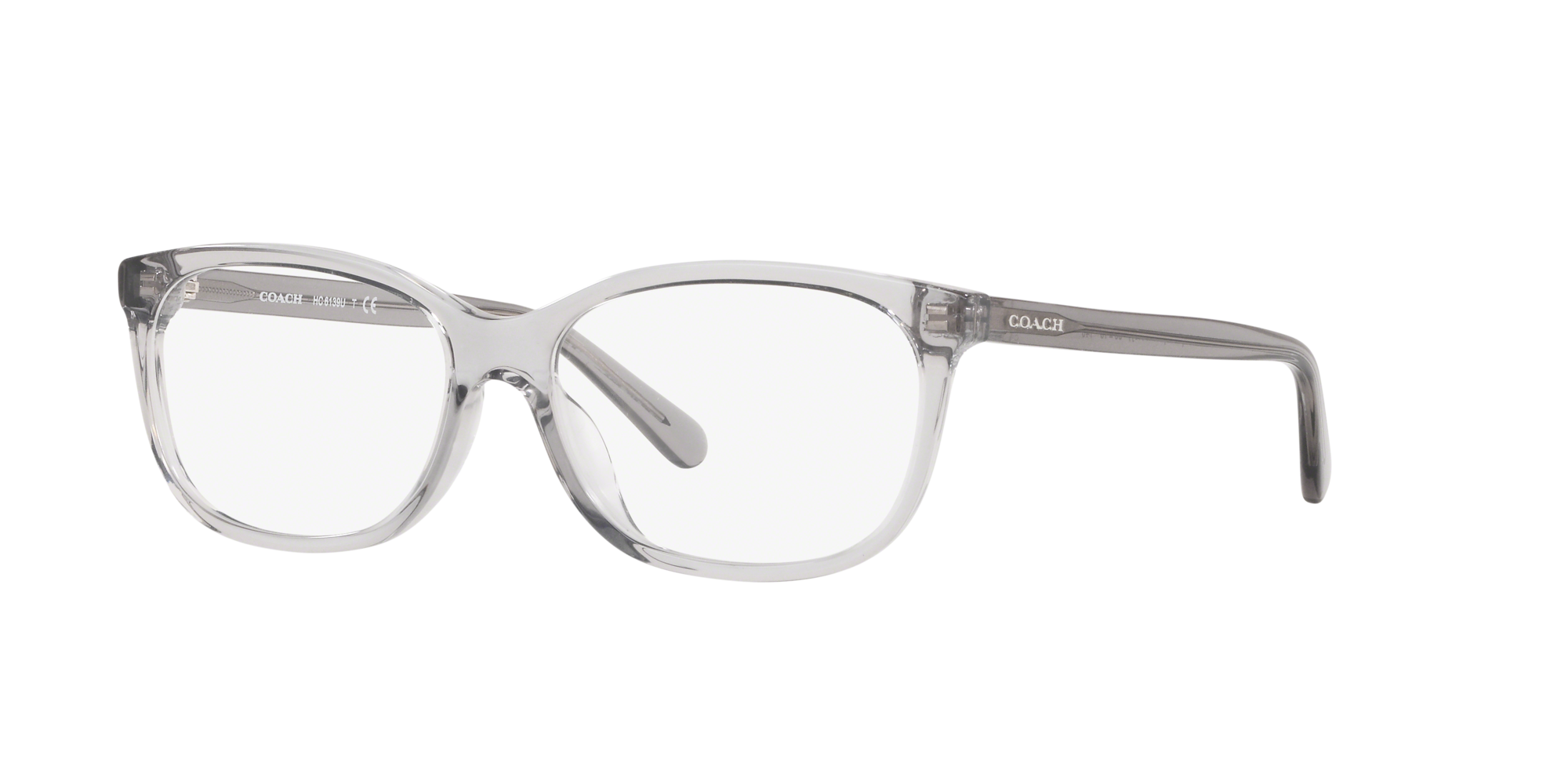 coach clear frame glasses