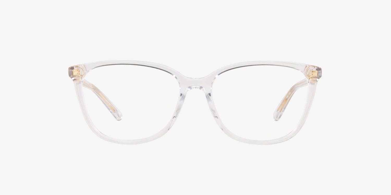 Introducir 49+ imagen michael kors clear frame eyeglasses