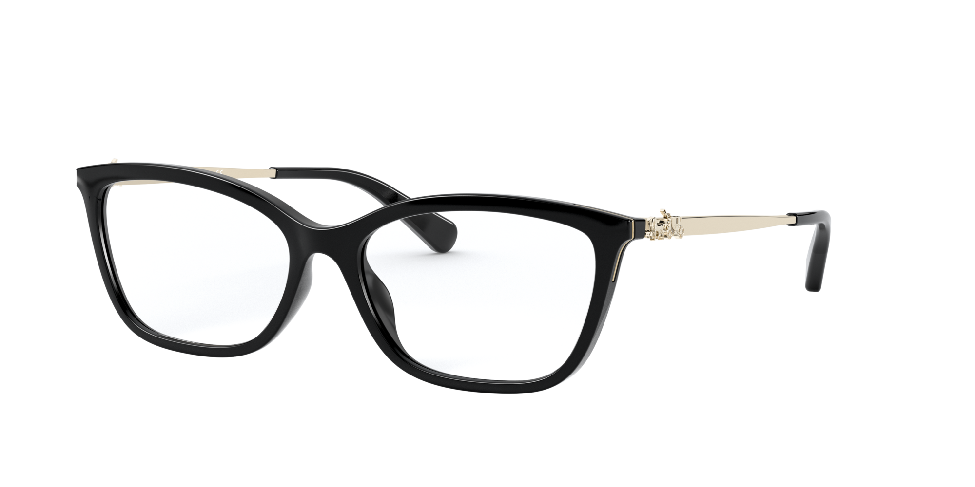 black coach glasses