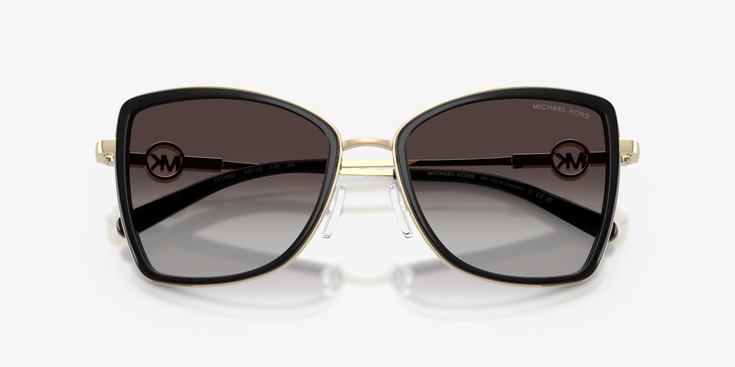 Michael Kors ハタフライフレムサンクラス 0MK1067B 11088H Michael Kors MK1067B Corsica Sunglasses | LensCrafters