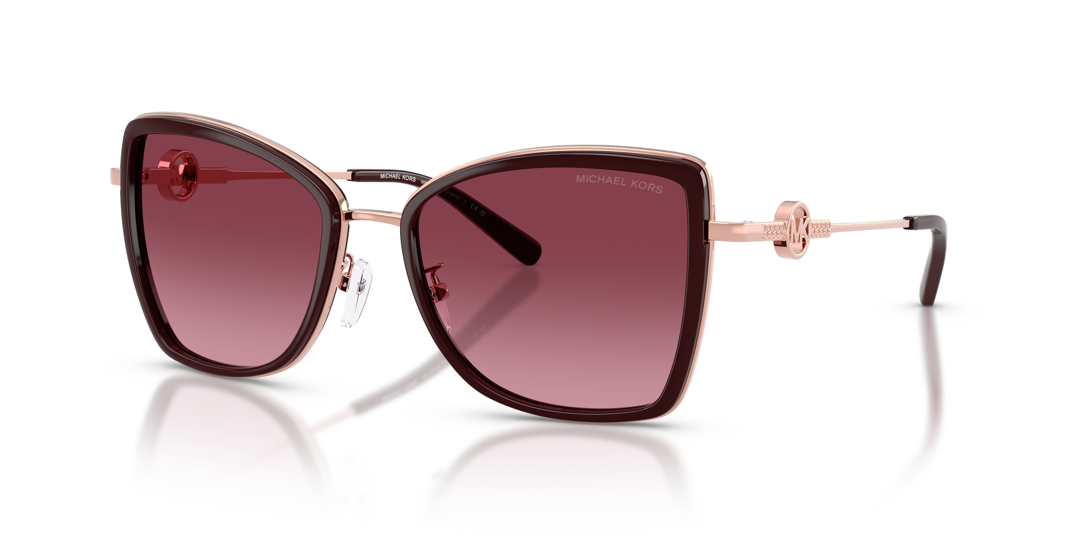 michael kors pink gold sunglasses