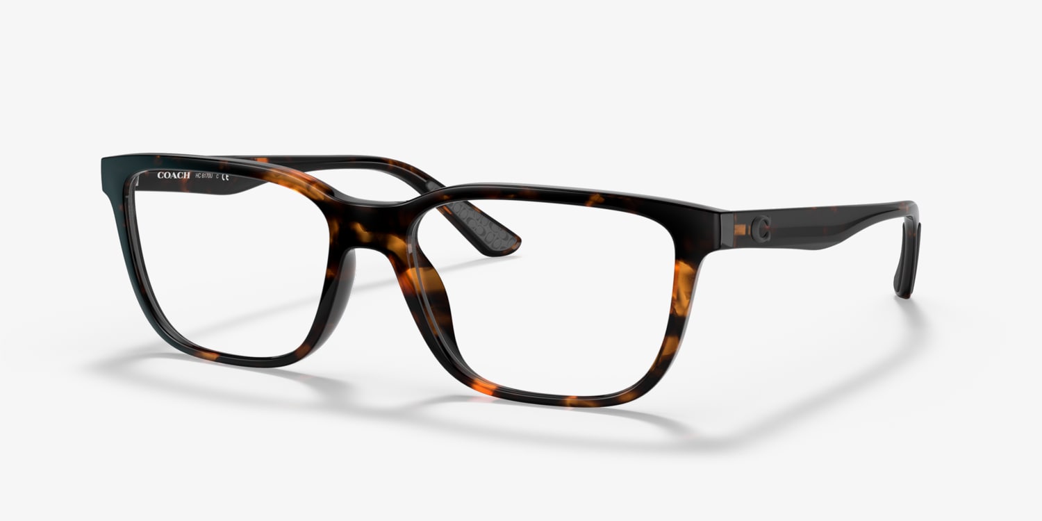 Coach dark hot sale tortoise eyeglasses