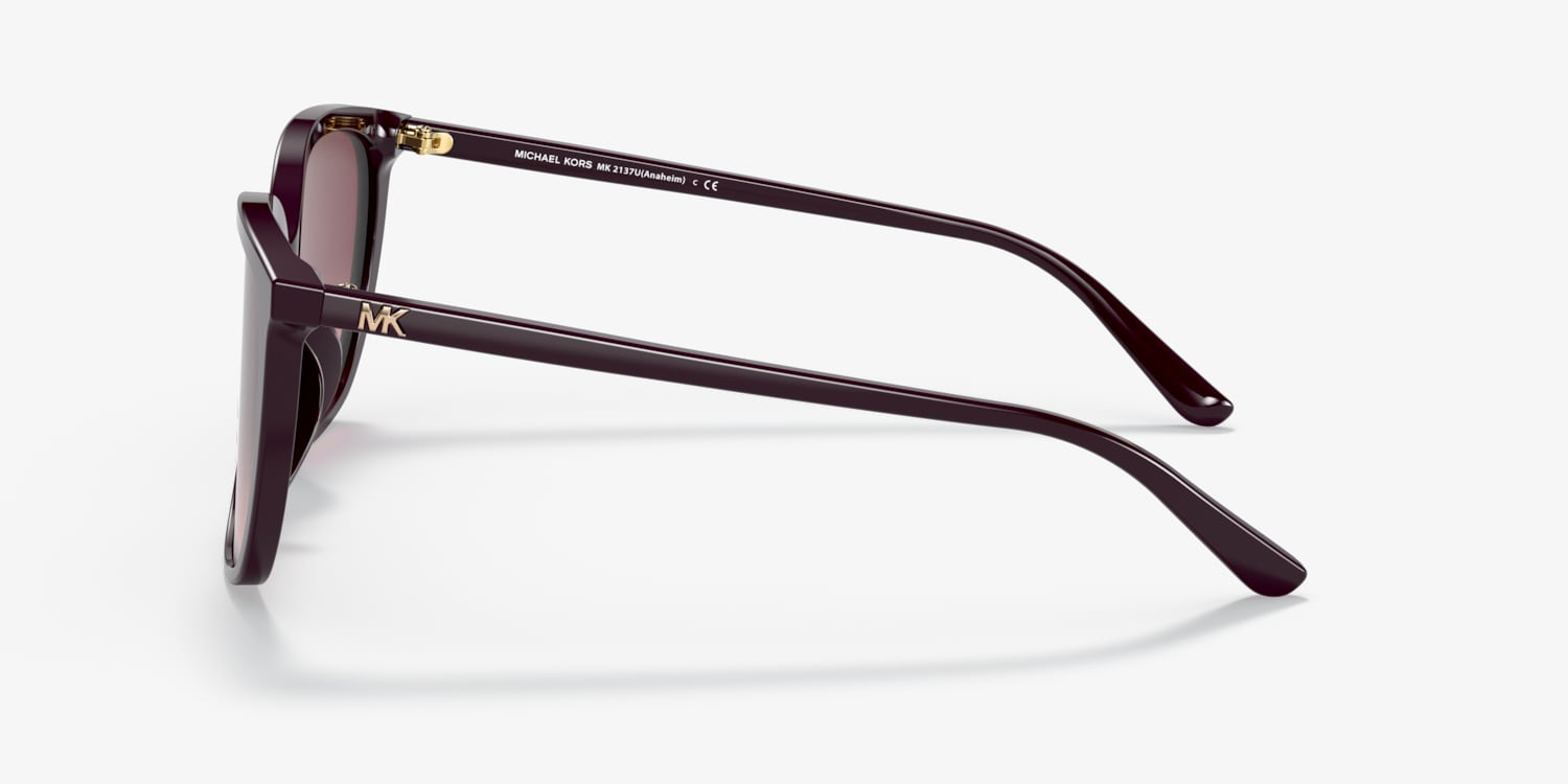 Michael Kors スクエアフレムサンクラス MK2197U 30058G Michael Kors MK2137U Anaheim Sunglasses | LensCrafters