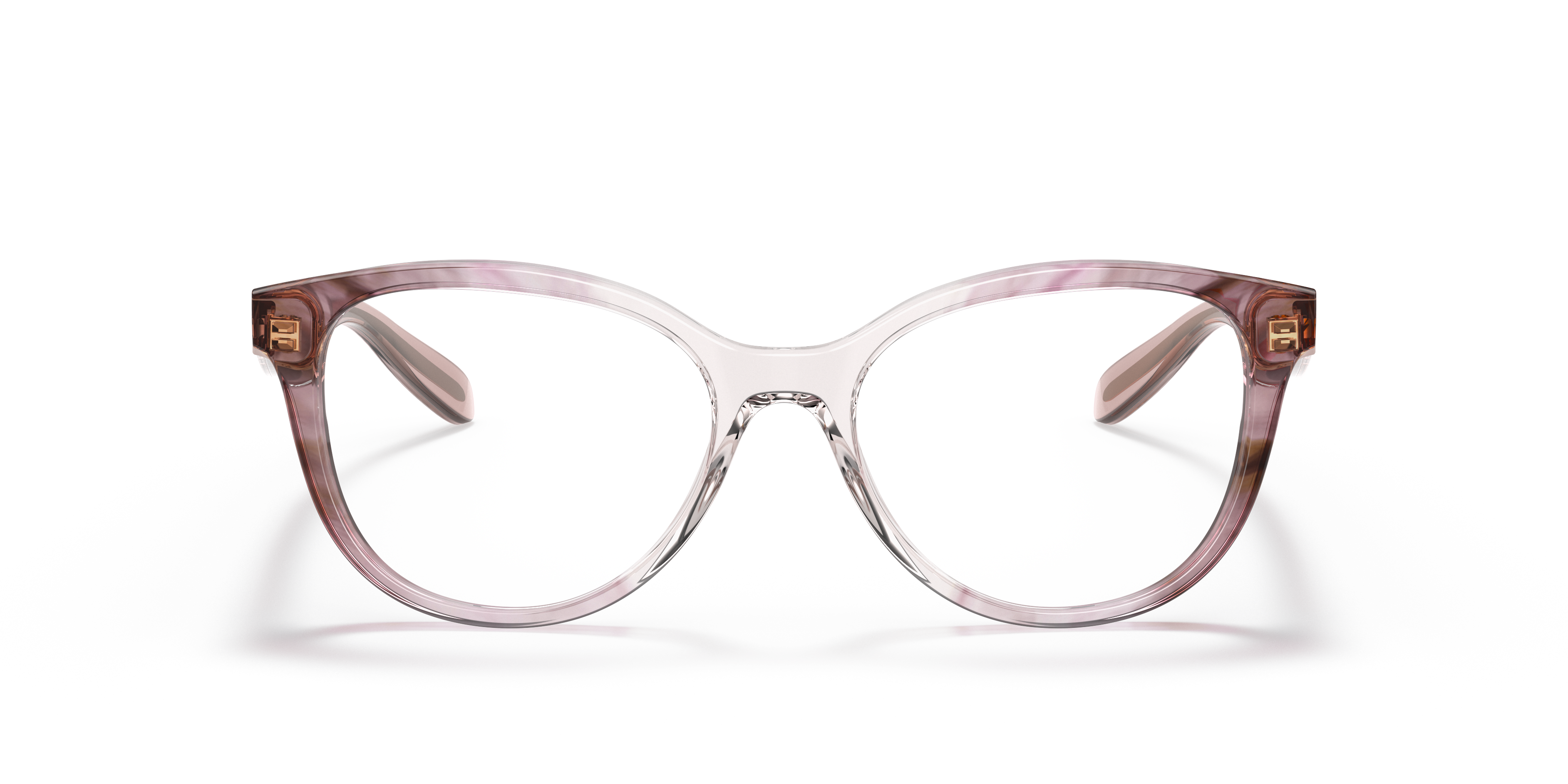 coach transparent pink eyeglasses