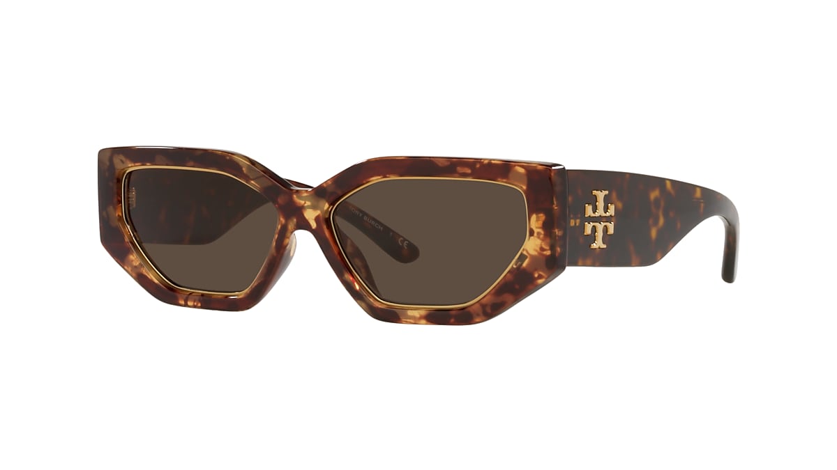 Tory burch sale sunglasses tortoise