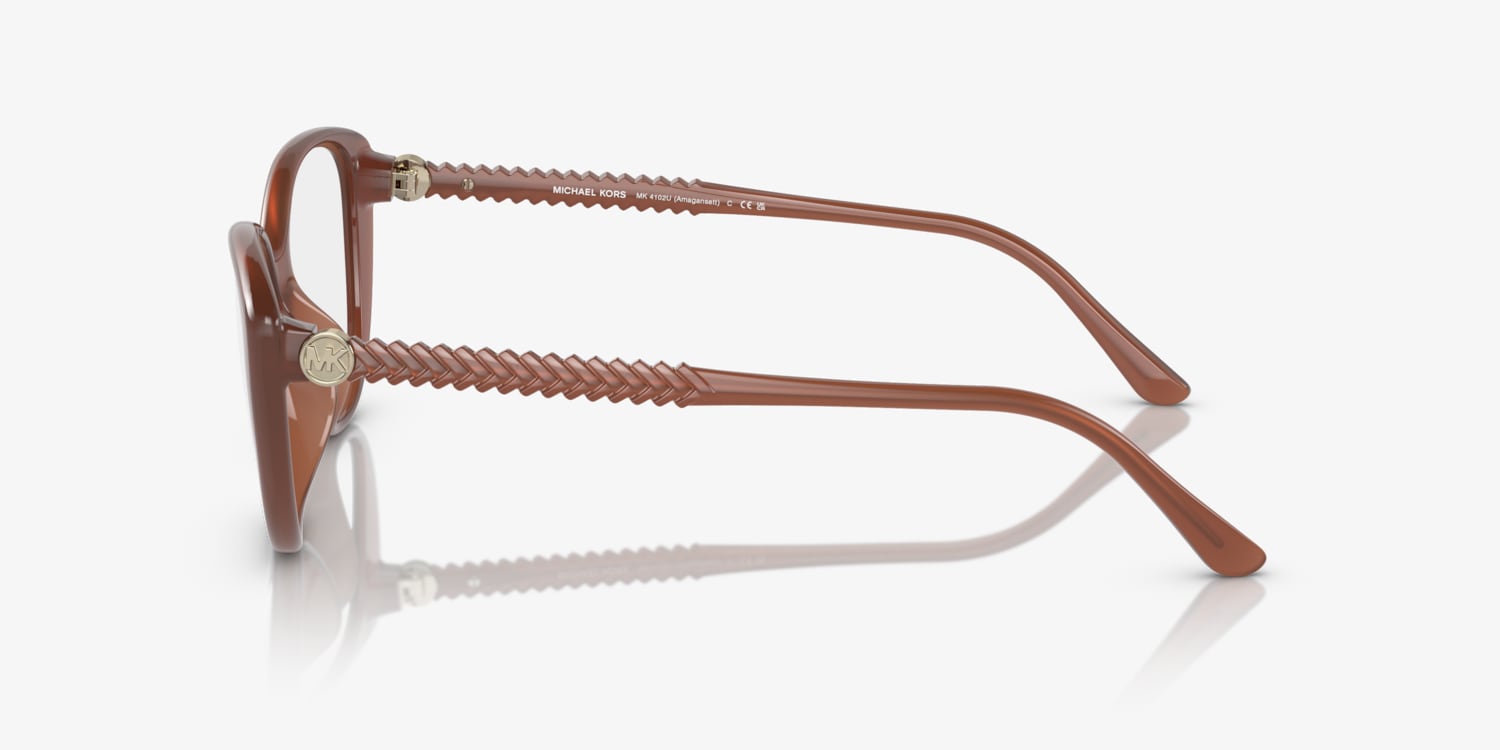 Michael Kors キャットアイクラス AMAGANSETTMK4102U 3548S Michael Kors MK4102U Amagansett Eyeglasses | LensCrafters