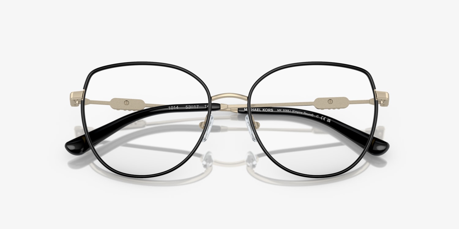 Michael Kors キャットアイクラス EMPIREROUNDMK3066J 1014 Michael Kors MK3066J Empire Round Eyeglasses | LensCrafters