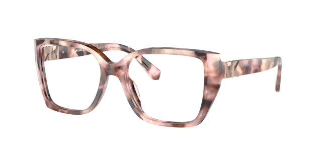 Michael Kors Pink Pearlized Tortoise Eyeglasses | Glasses.com 