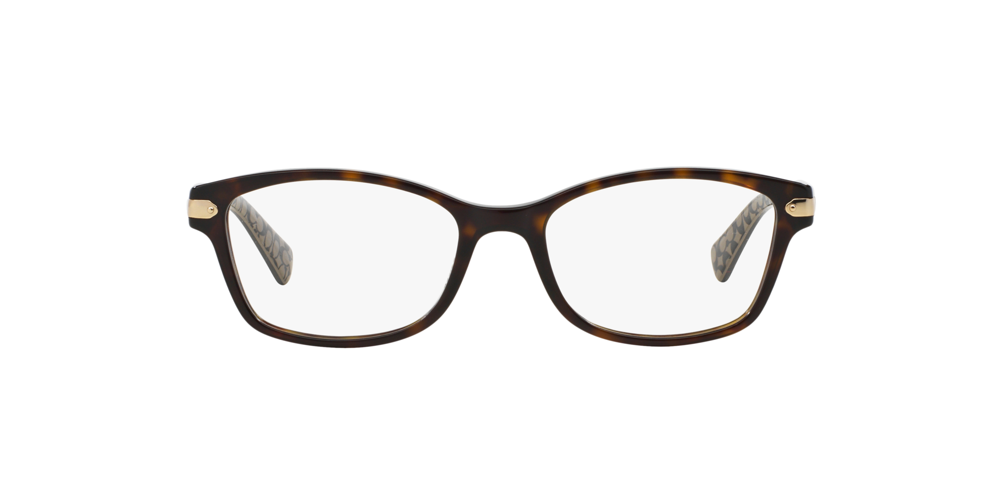 HC6065 Shop Coach Tortoise Rectangle Eyeglasses at LensCrafters