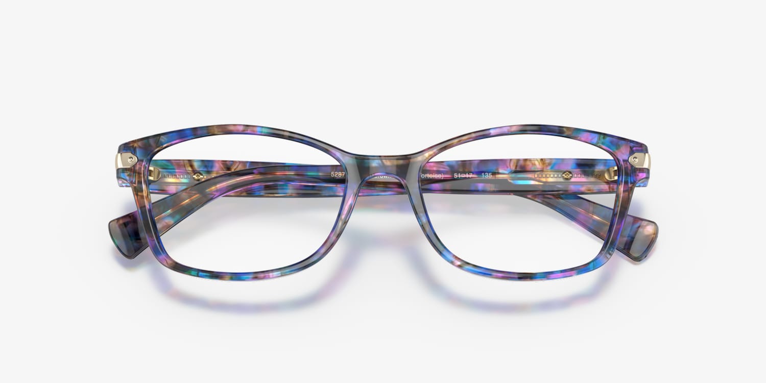 Introducir 62+ imagen coach confetti purple glasses