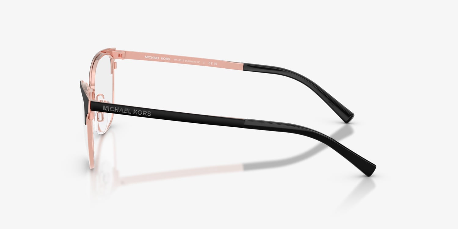 Michael Kors Eyeglasses MK 3012 discount (Adrianna IV) 1113 Black&Rose Gold 51[]17 135