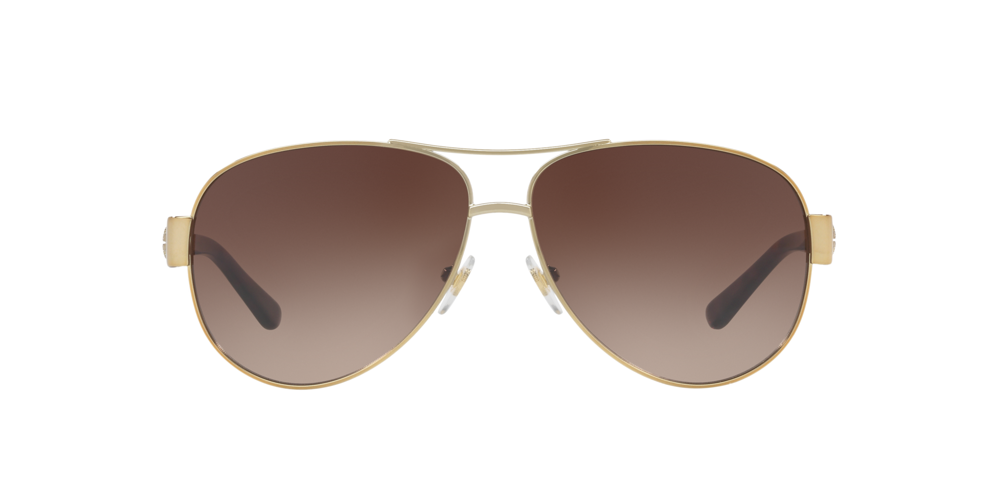 TY6057 60: Shop Tory Burch Gold Pilot Sunglasses at LensCrafters