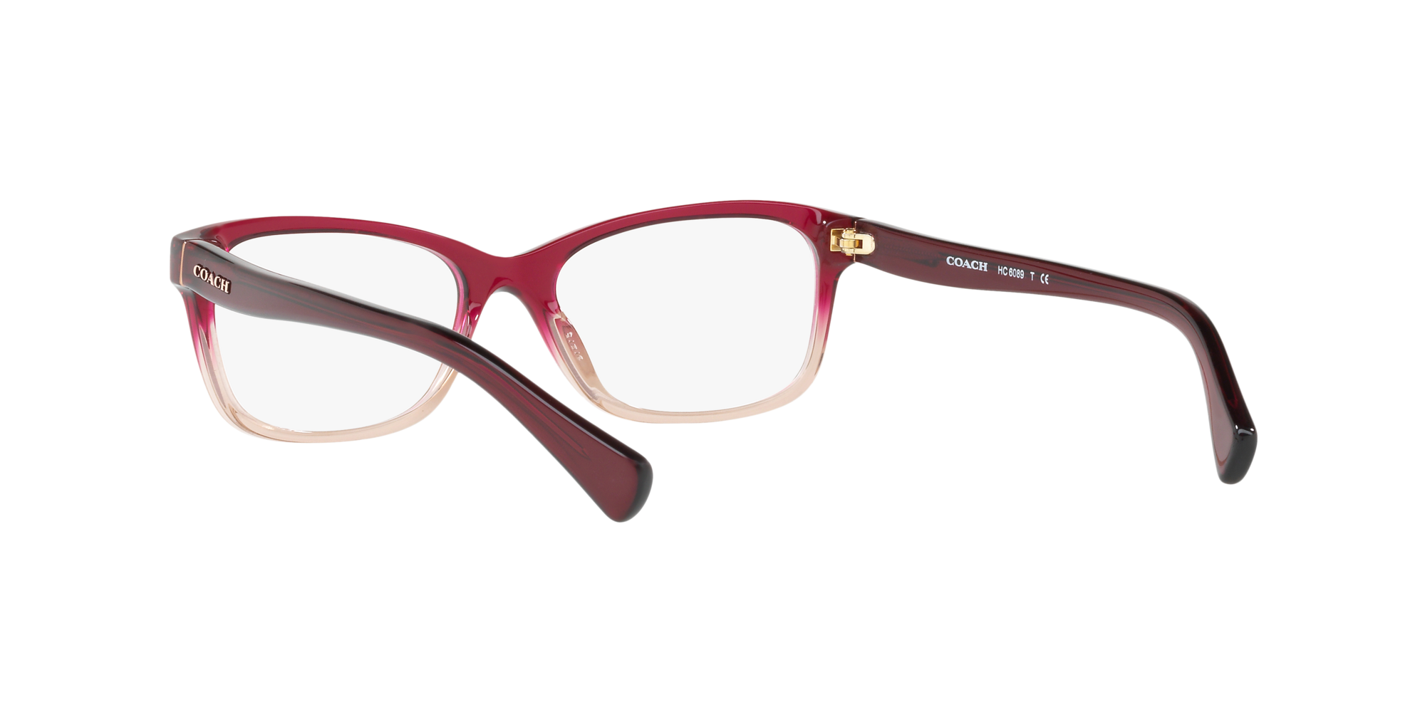 red coach eyeglass frames