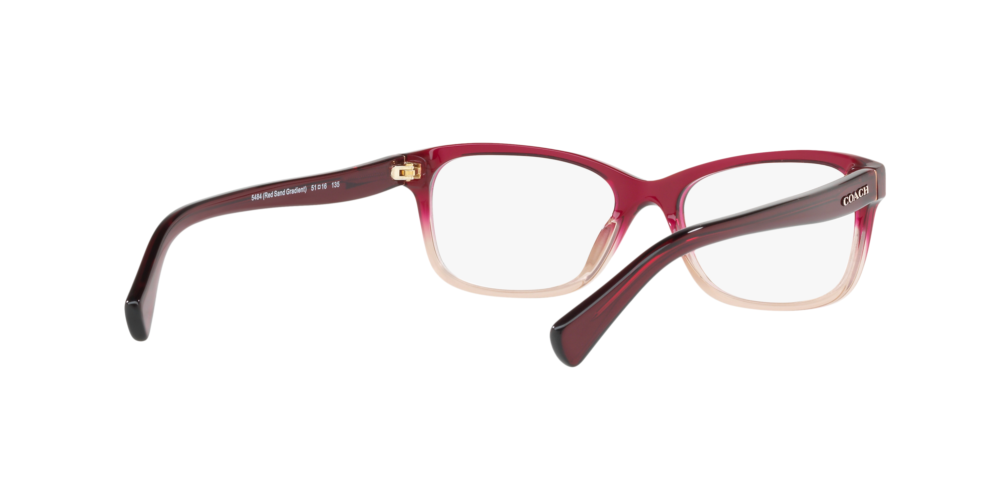 red coach eyeglass frames