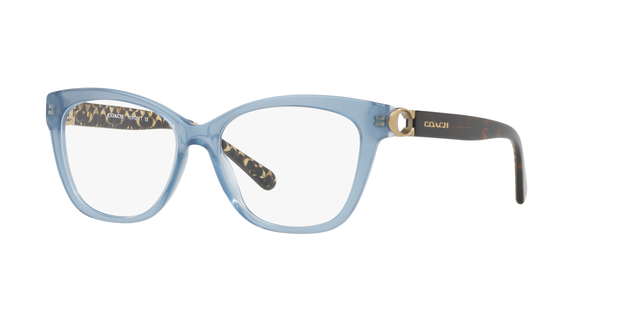 coach blue eyeglass frames