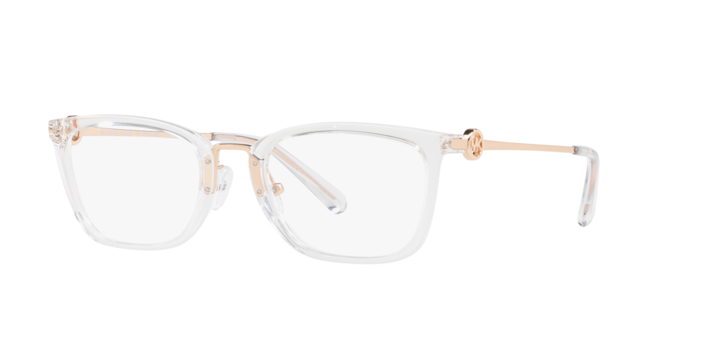 MK4054 CAPTIVA Shop Michael Kors Clear/White Rectangle Eyeglasses at