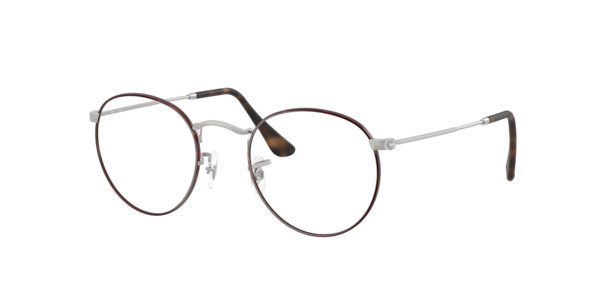 レイバン　RB3447V　シルバー　クリアレンズ Ray-Ban RB3447V Round Metal Optics Eyeglasses | LensCrafters