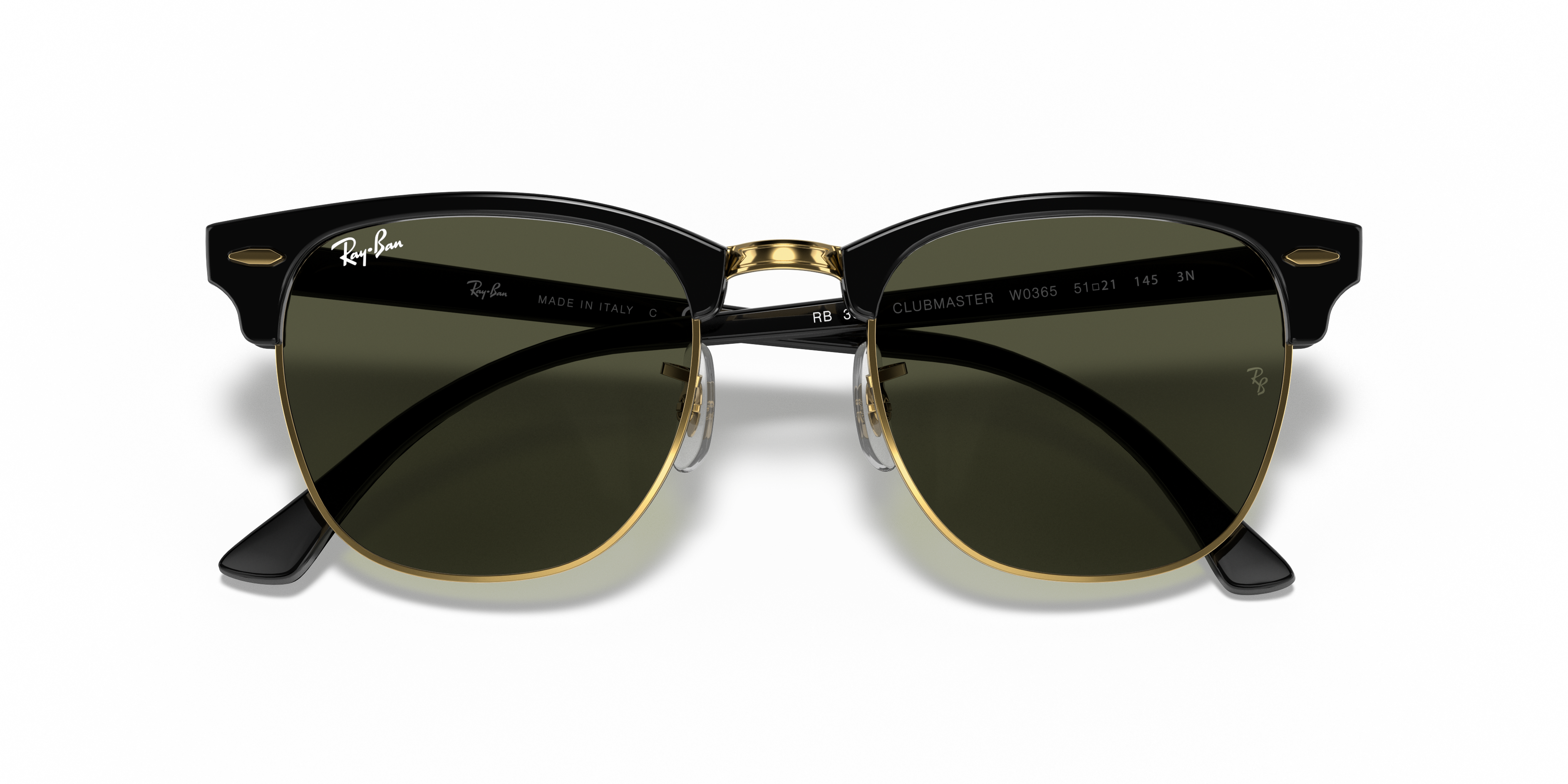 ray ban aviator yellow gradient