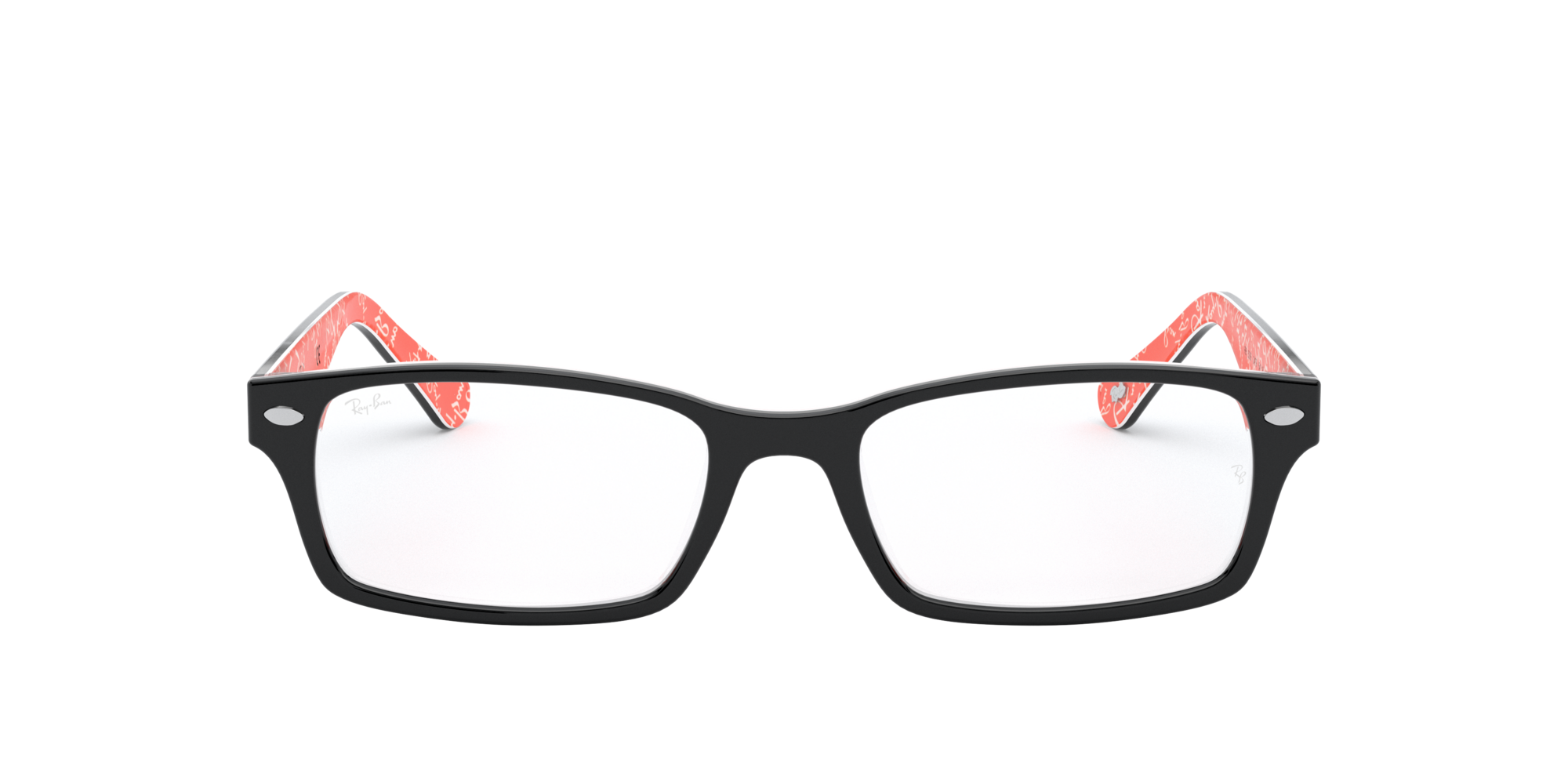 ray ban red and black frames