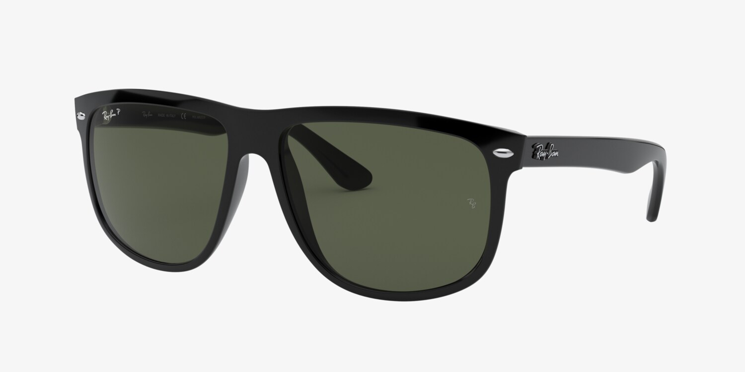 BOYFRIEND Sunglasses in Black On Transparent and Grey