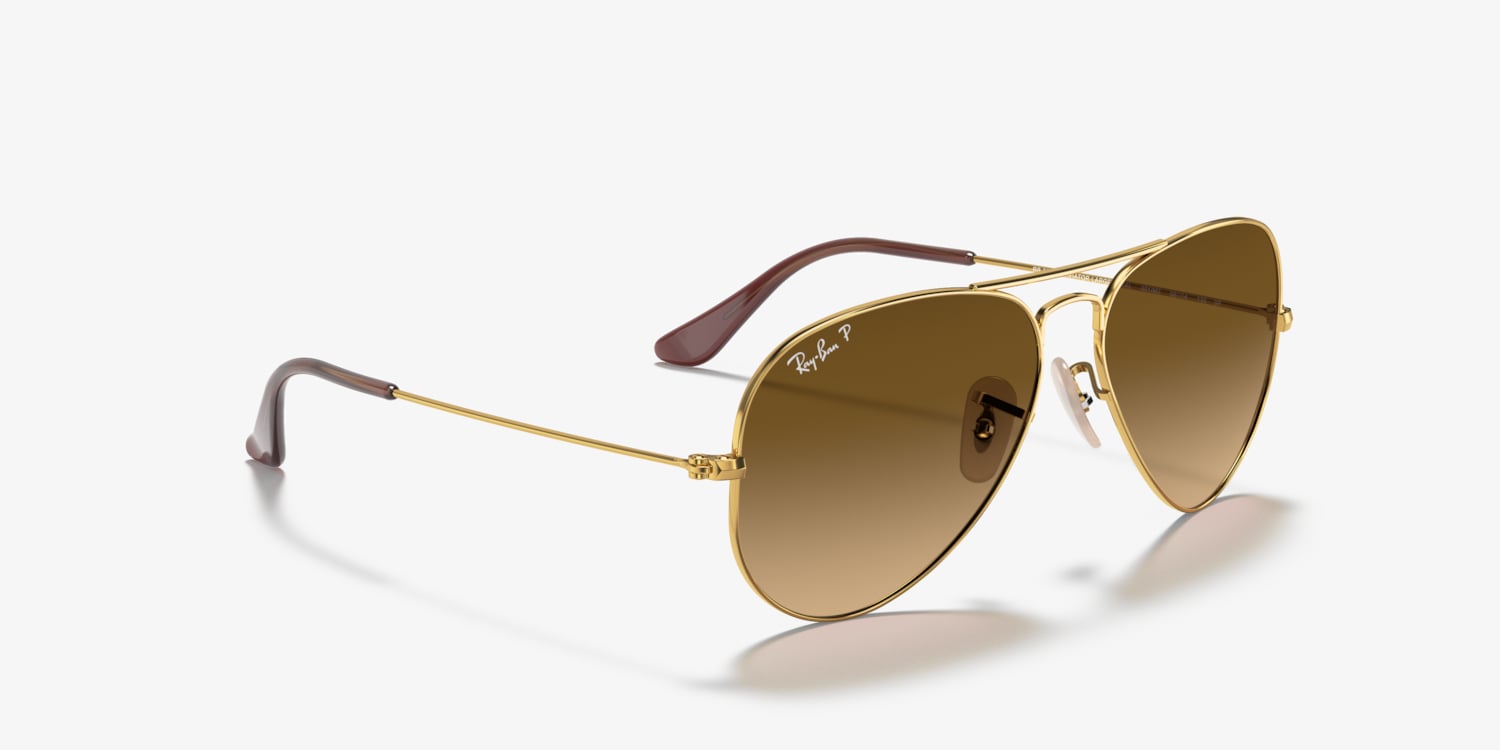 Ray-Ban RB3025 Aviator Gradient Sunglasses | LensCrafters