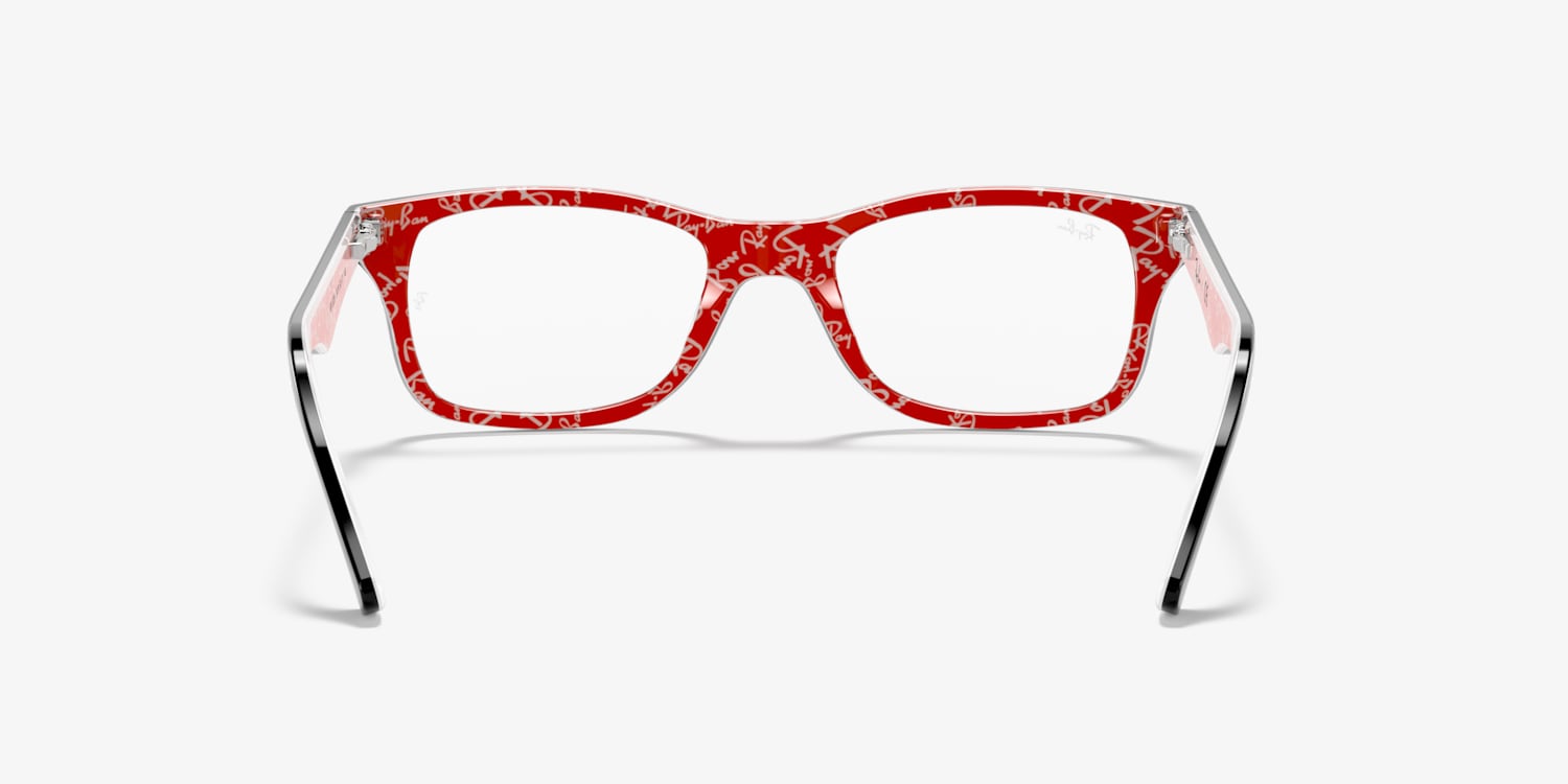 関税・送料込み＊RayBan＊RB5228 スクエア メガネ Ray-Ban RB5228 Optics Eyeglasses | LensCrafters