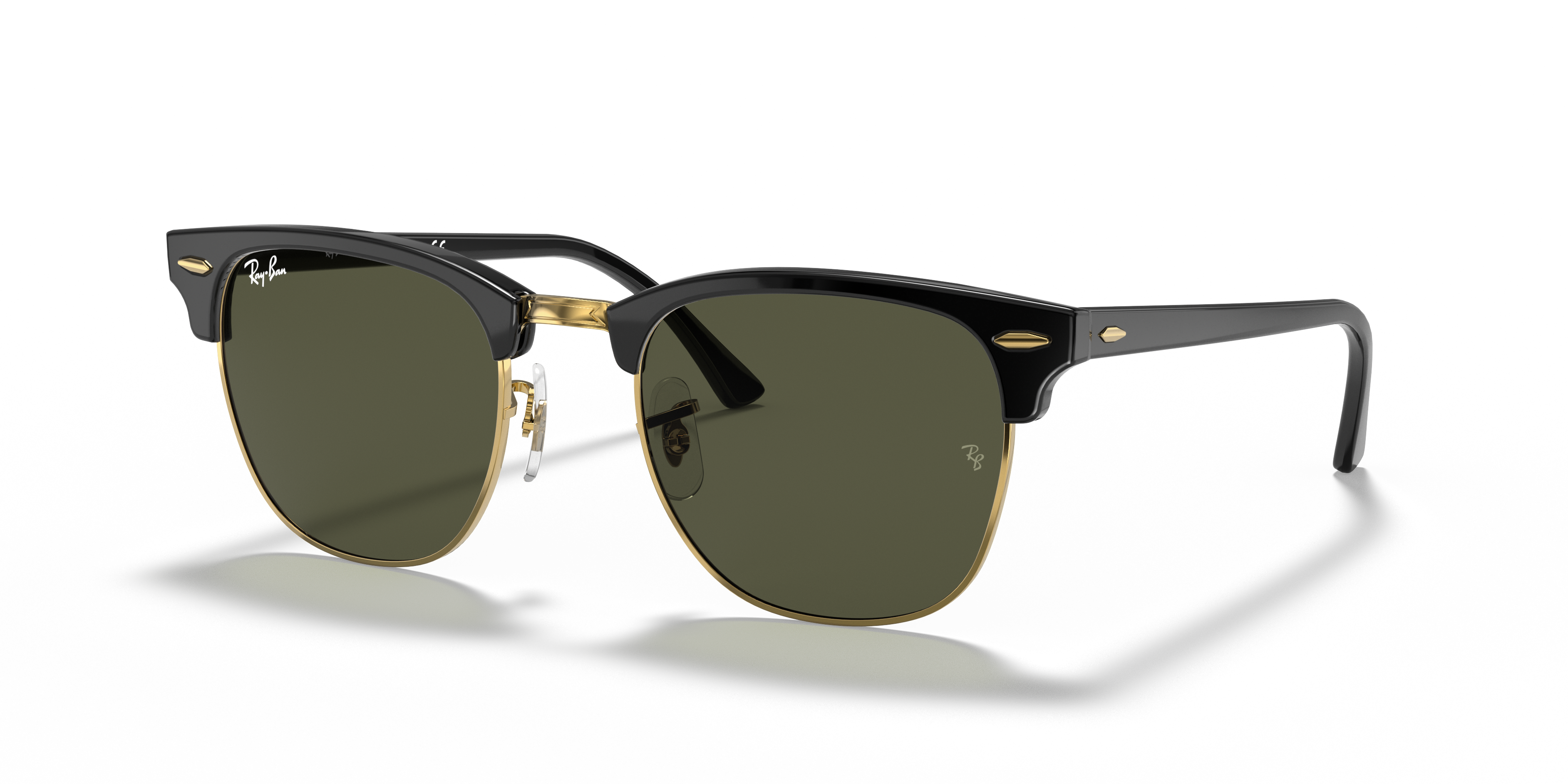 gold black ray bans