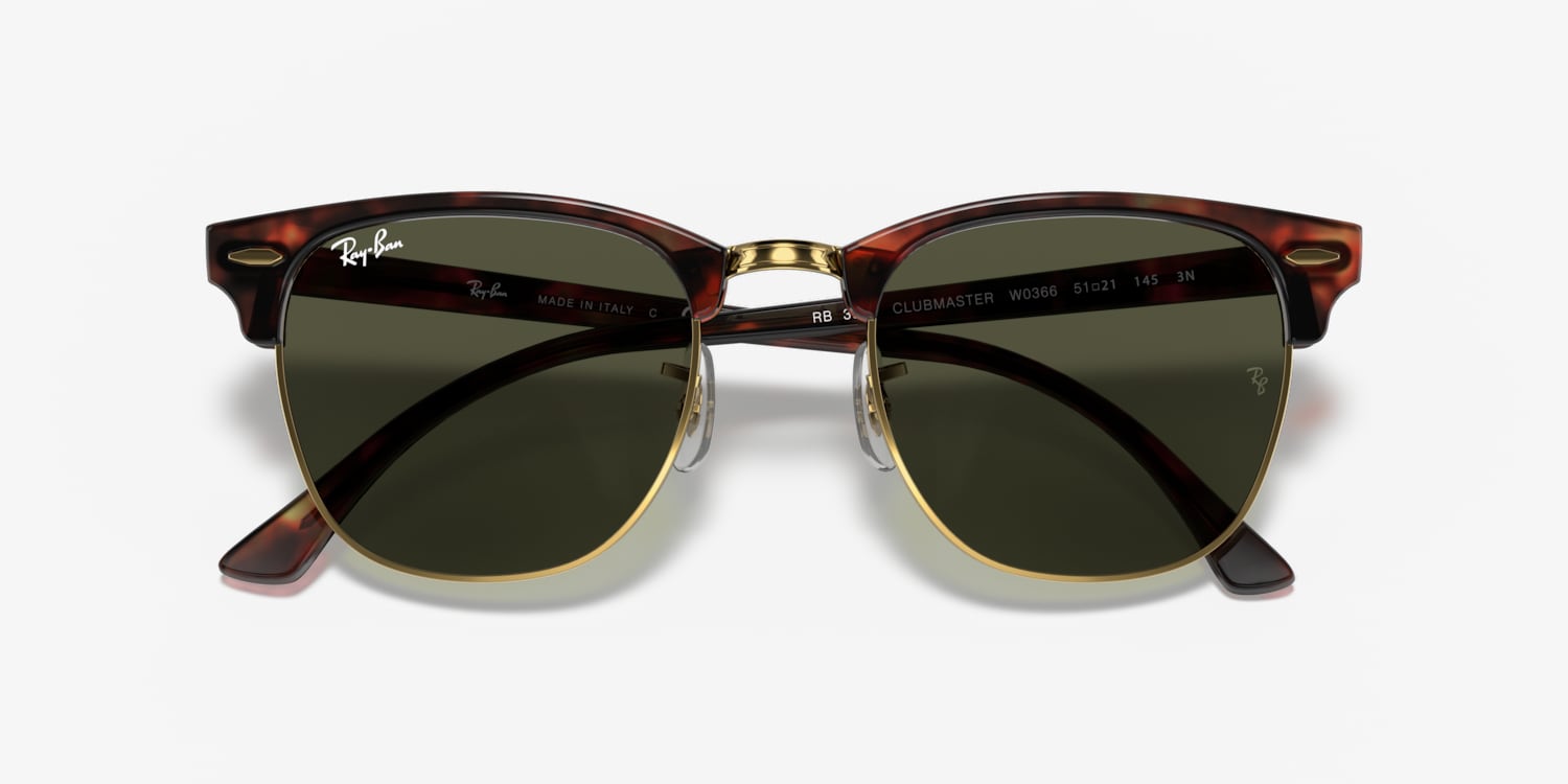 Ray ban clubmaster 2024 large vs small