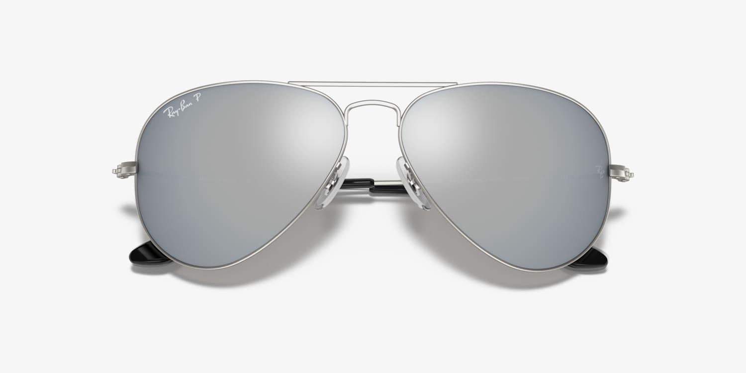 papa Solicitud maravilloso Gafas de sol Ray-Ban RB3025 Aviator, espejado | LensCrafters