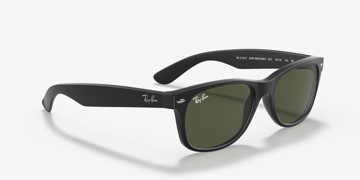 Ray-Ban RB2132F New Wayfarer Matte Sunglasses | LensCrafters