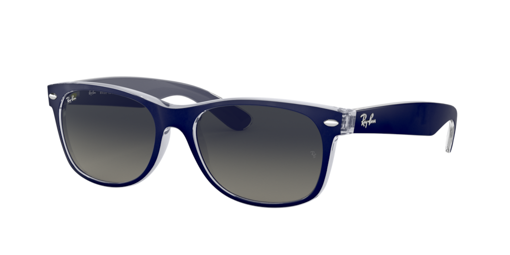 RB2132 52 NEW WAYFARER: Shop Ray-Ban Blue Square Sunglasses at LensCrafters