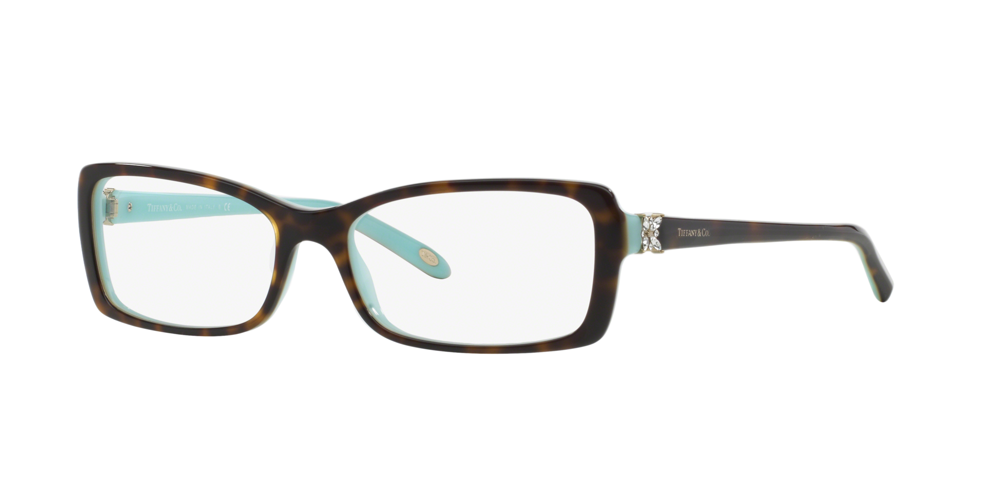 Tiffany Victoria™ Sunglasses in Black Acetate with Gradient Tiffany Blue™  Lenses | Tiffany & Co.