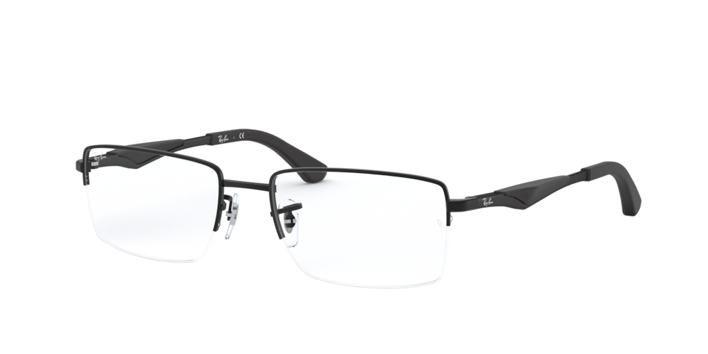 RX6285 Shop RayBan Black Rectangle Eyeglasses at LensCrafters