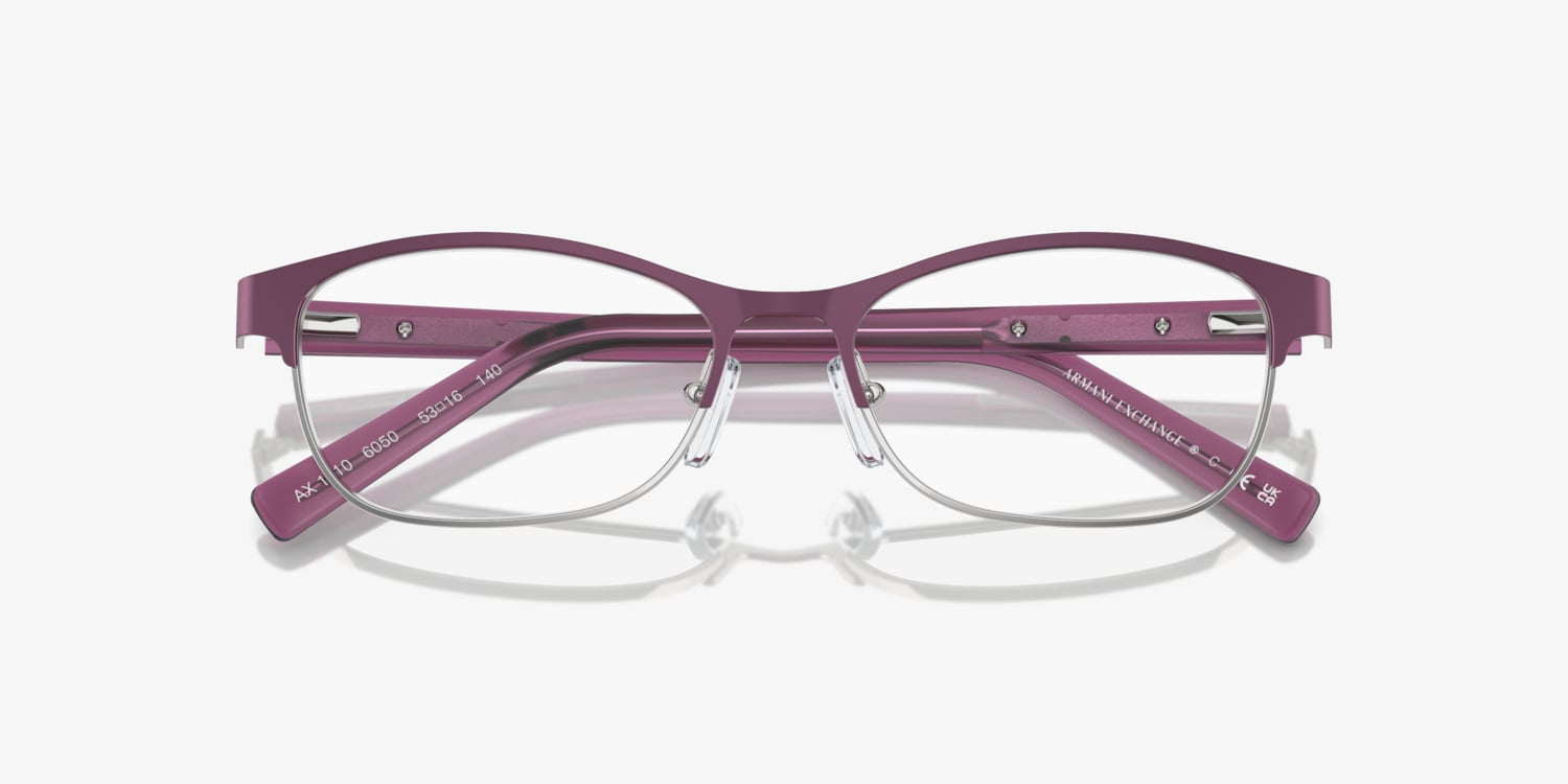 Armani exchange pink glasses online