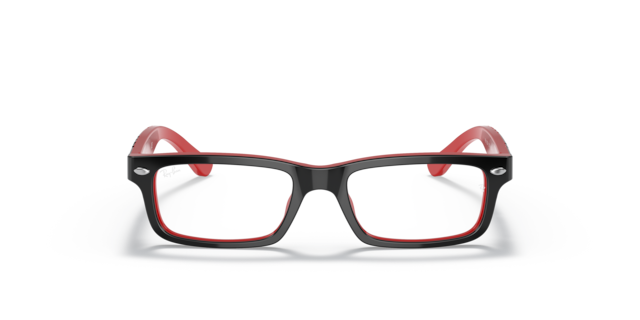 Ray-Ban Jr Unisex  Black On Red