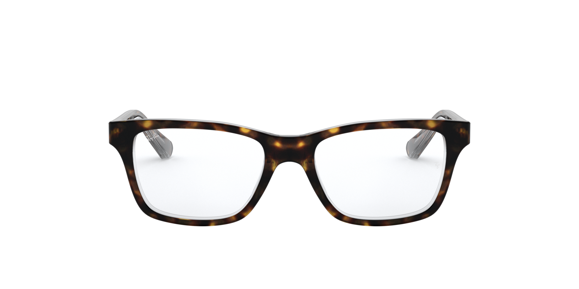 RY1536 Shop RayBan Jr Brown/Tan Square Eyeglasses at LensCrafters