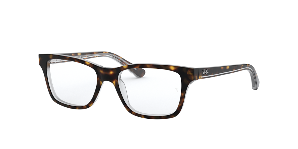 RY1536: Shop Ray-Ban Jr Brown/Tan Square Eyeglasses at LensCrafters