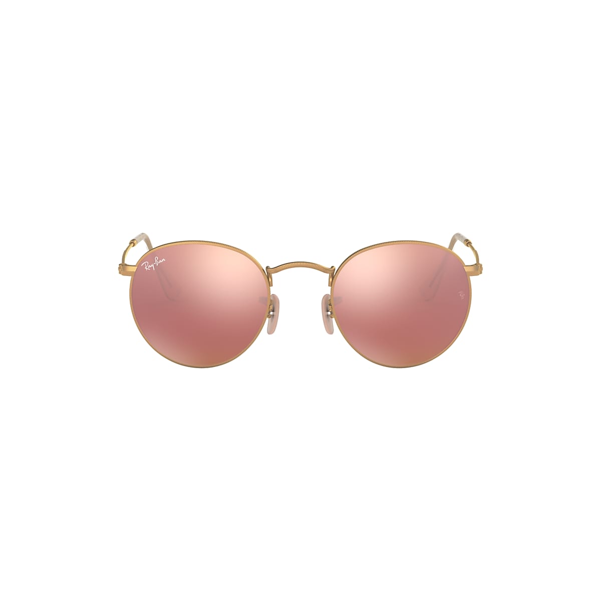 小物 RayBan sunglasses round pink case Ray-Ban RB3447 Round Metal Gold/Pink Sunglasses
