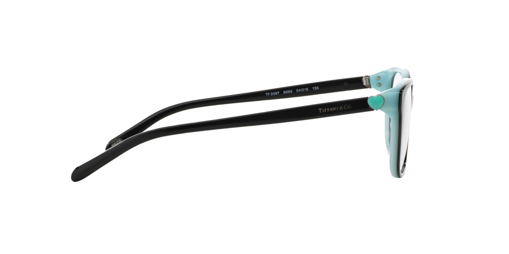 TF2097 Shop Tiffany Black Square Eyeglasses at LensCrafters