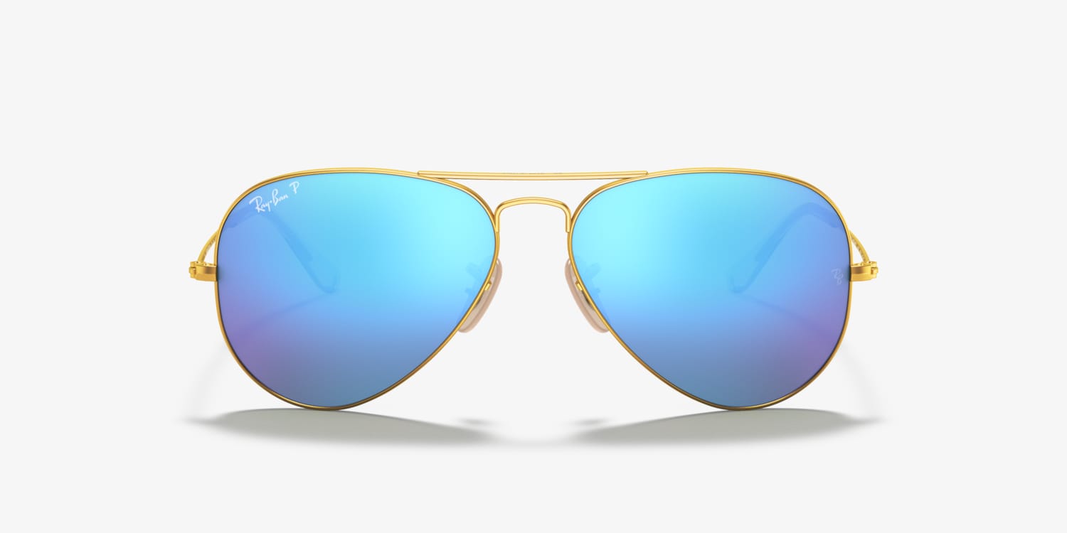Ray-Ban RB3025 Aviator Flash Lenses Sunglasses | LensCrafters
