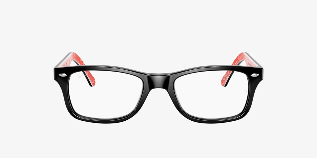Ray-Ban 0RX5228__5628 Black On Red Optical